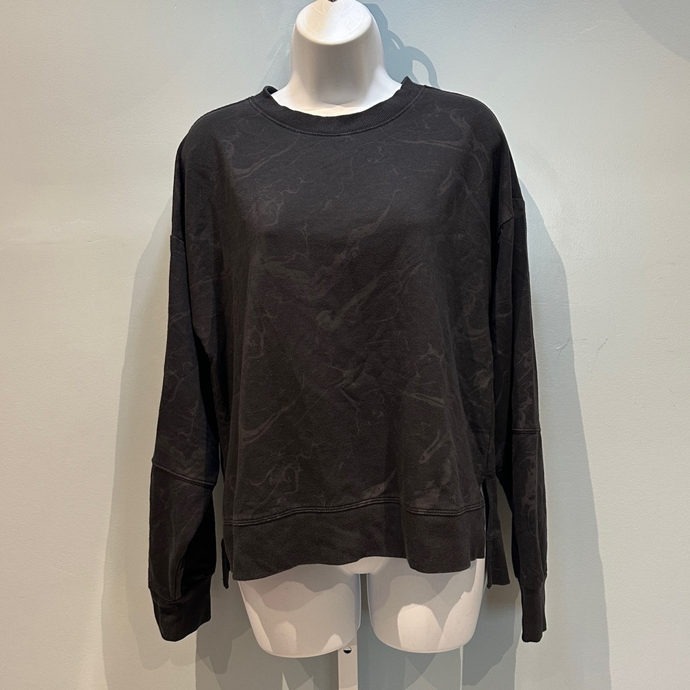 All in Motion Black Crewneck Sweater Medium